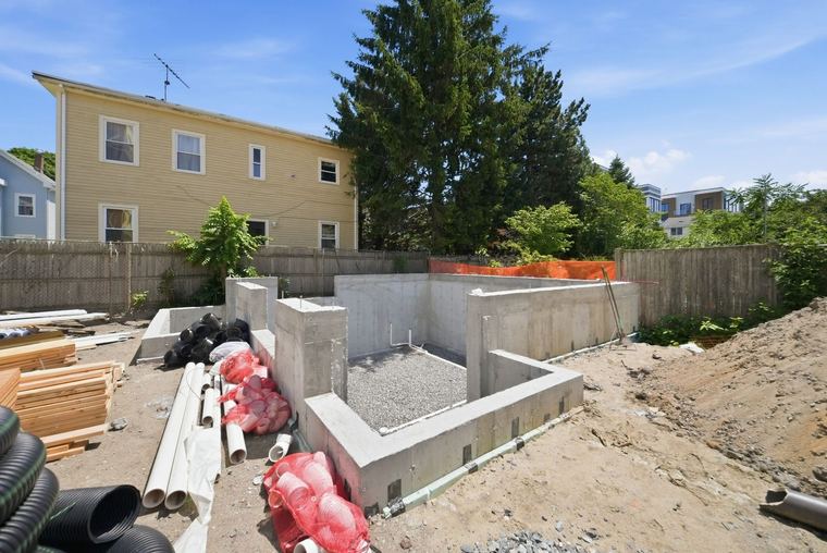 Cottage foundation poured and formed